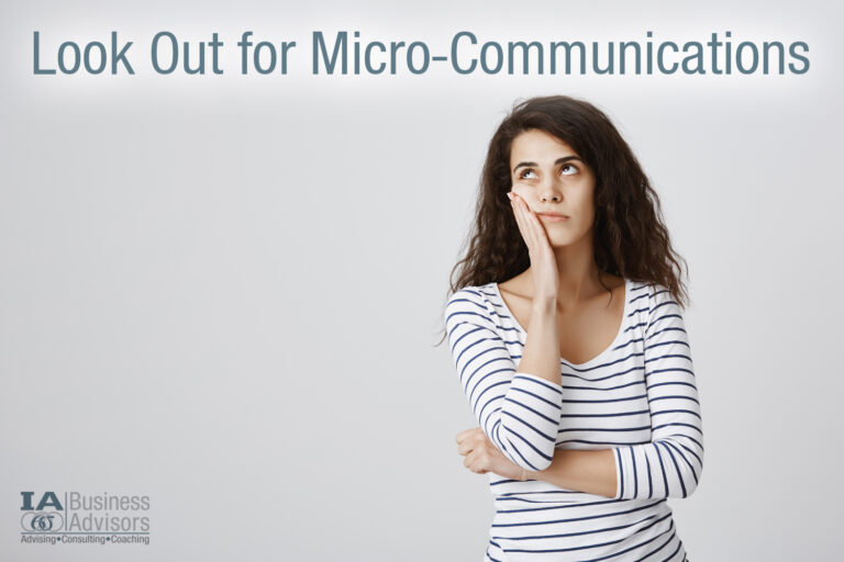 Micro communications in business consulting